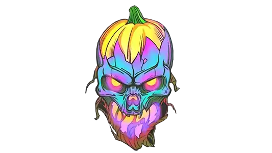 STICKER | INFERNAL SKULL